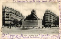 Le Lion de Belfort à Paris 14e