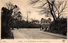 Parc de Montsouris, vue sur l'Observatoire à Paris 14e