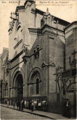 Carte postale ancienne Eglise Notre-Dame du Travail - Rue Vercingétorix
                                                                     à Paris 14e
                                