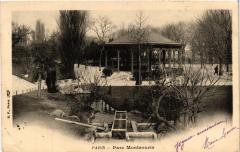 Parc Montsouris à Paris 14e