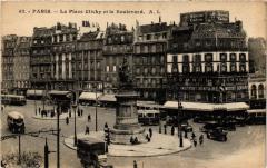 La Place Clichy et le Boulevard -
																					75009 Paris 9e
																			