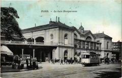 Carte postale ancienne La Gare Montparnasse
                                                                     à Paris 14e
                                