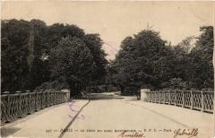 Le Pont du Parc Montsouris à Paris 14e