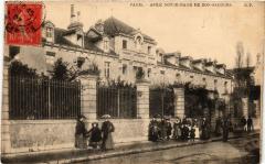 Carte postale ancienne Asile Notre-Dame de Bon-Secours
                                                                     à Paris 14e
                                