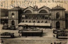Carte postale ancienne La Gare Montparnasse
                                                                     à Paris 6e
                                
