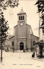 Carte postale ancienne L'Eglise Saint-Ferdinand
                                                                     à Paris 17e
                                