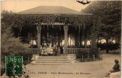Carte postale ancienne Parc Montsouris, le Kiosque
                                                                     à Paris 14e
                                