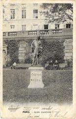 Carte postale ancienne Alain Chartier
                                                                     à Paris
                                