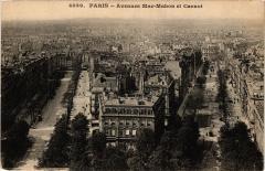 Carte postale ancienne Avenue Mac-Mahon et Carnot
                                                                     à Paris 17e
                                