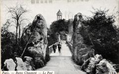 Buttes-Chaumont - Le Pont à Paris 19e