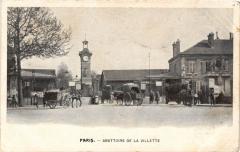 Carte postale ancienne Abattoirs de la Villette
                                                                     à Paris 19e
                                