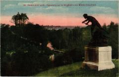 Panorama sur le Belvédère aux Buttes-Chaumont à Paris 19e