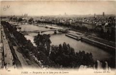 Paris Perspective sur la Seine prise du Louvre