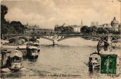 Paris Vue de la Seine et le Pont de Carrousel