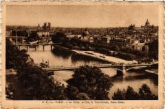 Paris La Seine, la Cité, le Vert-Galant, N.D.