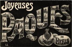Joyeuse Paques - Souvenir de Paris