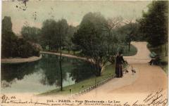Carte postale ancienne Parc Montsouris - Le Lac
                                                                     à Paris 14e
                                