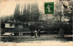 Carte postale ancienne Parc Montsouris - Le Lac
                                                                     à Paris 14e
                                