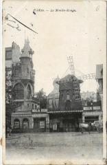 Carte postale ancienne Le Moulin Rouge
                                                                     à Paris 18e
                                