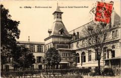 Carte postale ancienne Etablissement des Soeurs de Saint-Vincent-de-Paul
                                                                     à Clichy
                                