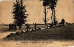Grandes Manoeuvres du Centre (1908) - Campagnie d'Infanterie ..
