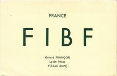 France F I B F - Gerard Francon - Lycée Mixte - Vizille Isere à Vizille