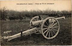 Chambaran - Piece de 75 de campagne -
													38 Isère
												