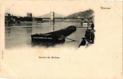 Vienne - Quais du Rhone à Vienne
