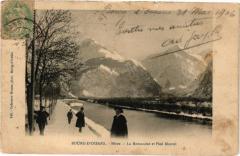 Bourg-d'Oisans - Hiver - La Romanche et Pied Montet -
													38 Isère
												