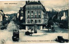 Grenoble - Avenue Felix-Viallet et Alsace-Lorraine à Grenoble