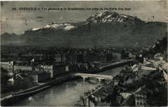 Grenoble - Vue générale et le Moucherotte vue prise de Sainte-Marie à Grenoble