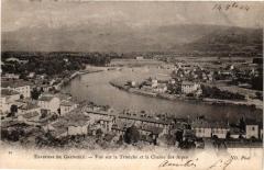 Env. de Grenoble - Vue sur la Tronche et la Chaine des Alpes à Grenoble