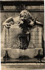 Grenoble - La Fontaine du Lion à Grenoble