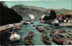 Ed. Aqua 20 Annecy Le Port et le Mont Veyrer à Annecy