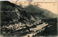Modane - Gare et l'Aiguille Doran à Modane