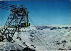 Val Thorens - Arrivée du telepherique de la Cime Caron -
													73 Savoie
												