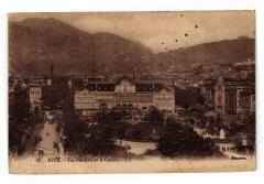 Nice - Les jardins et le casino à Nice