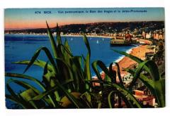 Nice - Vue panoramique la baie des anges à Nice