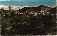 Berre-les-Alpes - Vue générale et la chaine des Alpes à Berre-les-Alpes