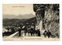 Route de Menton a Vintimille à Menton