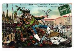 Carnaval de Nice 1908 - Char de S.M. Carnaval