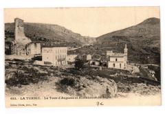 La Turbie - la tour d'auguste et restaurant à La Turbie
