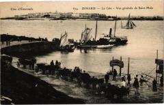Dinard-La Cale-Vue générale de Saint-Malo à Dinard