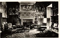 Combourg-Intérieur du Chateau-Le Salon à Combourg