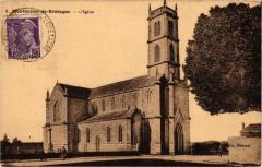 Carte postale ancienne L'Eglise
                                                                     à Montauban-de-Bretagne
                                