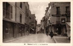 Carte postale ancienne Redon-La Grande Rue
                                                                     à Redon
                                
