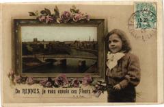 De Rennes je vous envoie ces fleurs à Rennes