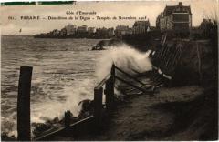 Parame-Démolition de la Digue-Tempete de Novembre 1905
