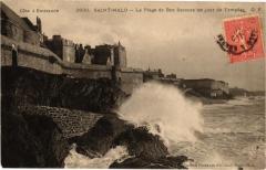 Coté d'Emeraude - Saint-Malo - La Plage de Bon Secours un jour à Saint-Malo