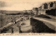Saint-Malo - La Plage de Bon-Secours - The Bon-Secours Beach à Saint-Malo